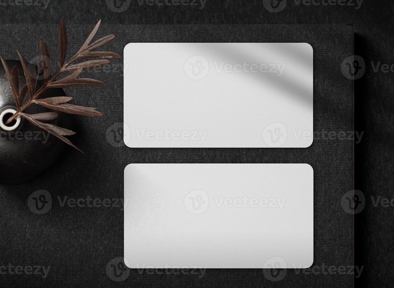 Minimal business card mockup photo