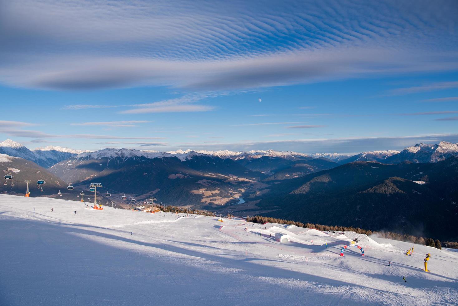 vista del paisaje de invierno foto