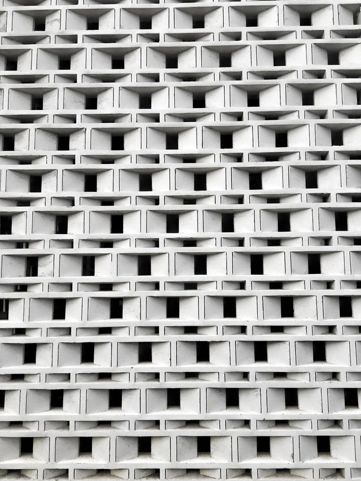 Abstract white brick wall texture for pattern background. portrait picture. photo
