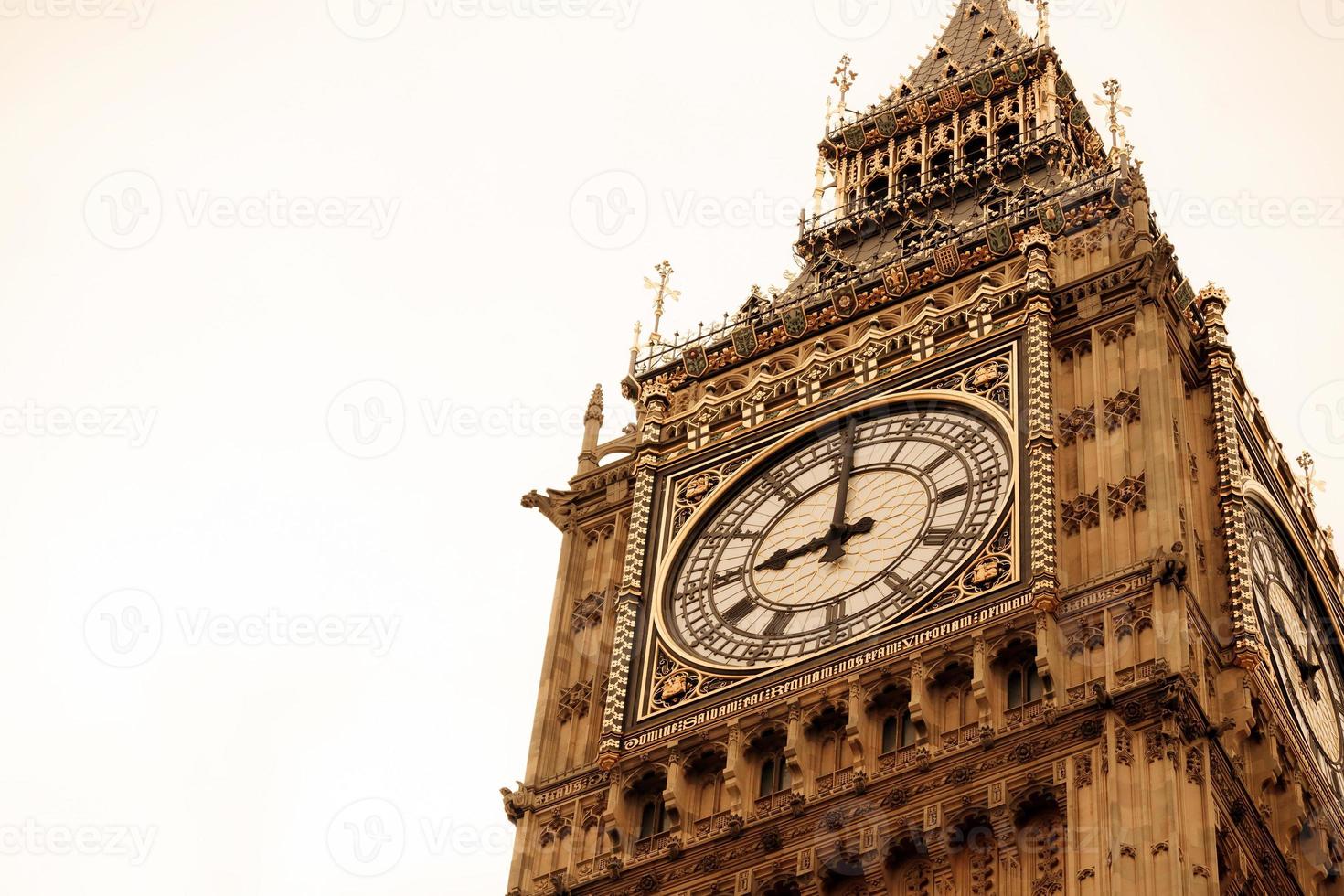 Big Ben and Houses of Parliament in London photo