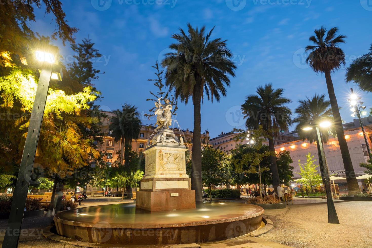 plaza de las armas plaza en santiago foto