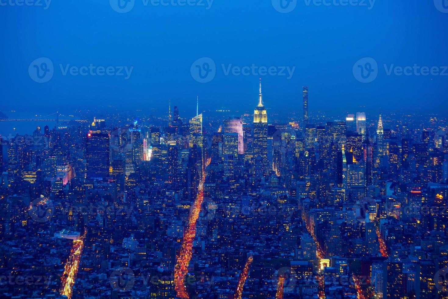 New York City Manhattan midtown skyline photo