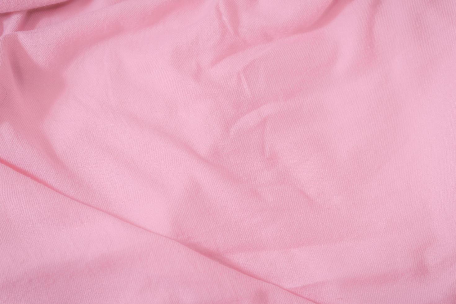 Pink Scarf fabric texture. Winter concept. Flat lay, top view, copy space photo