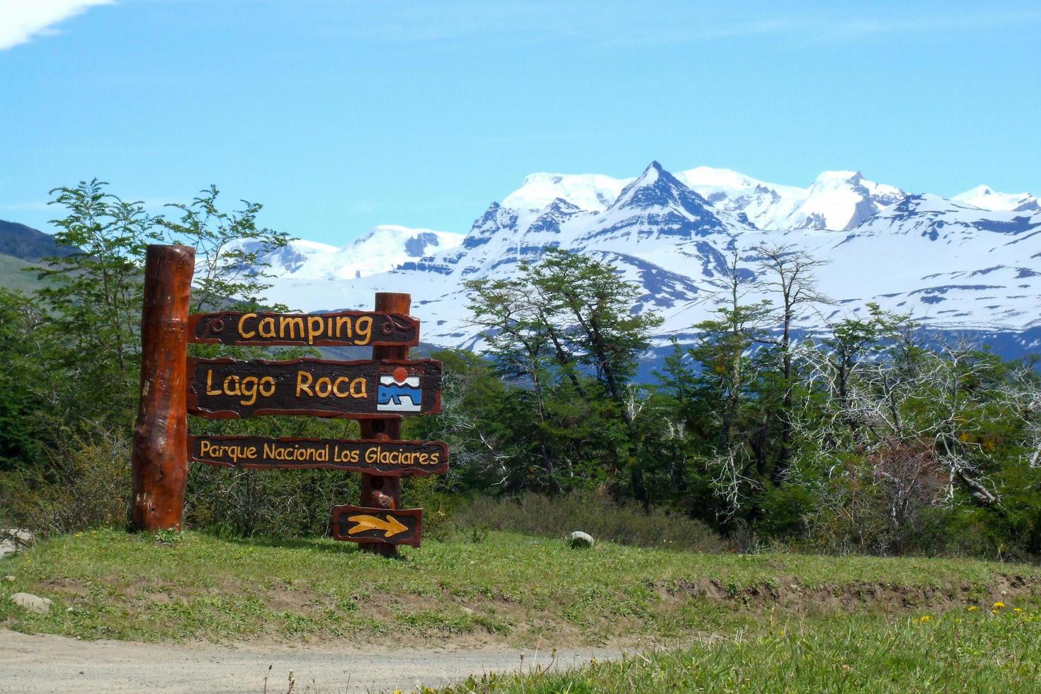 Lago Roca, Santa Cruz, Argentina, 2012 - entrance of Lago Roca Camping at Los Glaciares national park photo