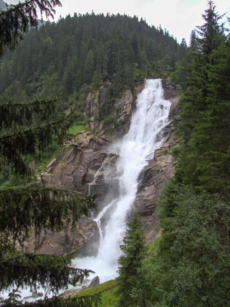 cataratas krimmler, austria foto