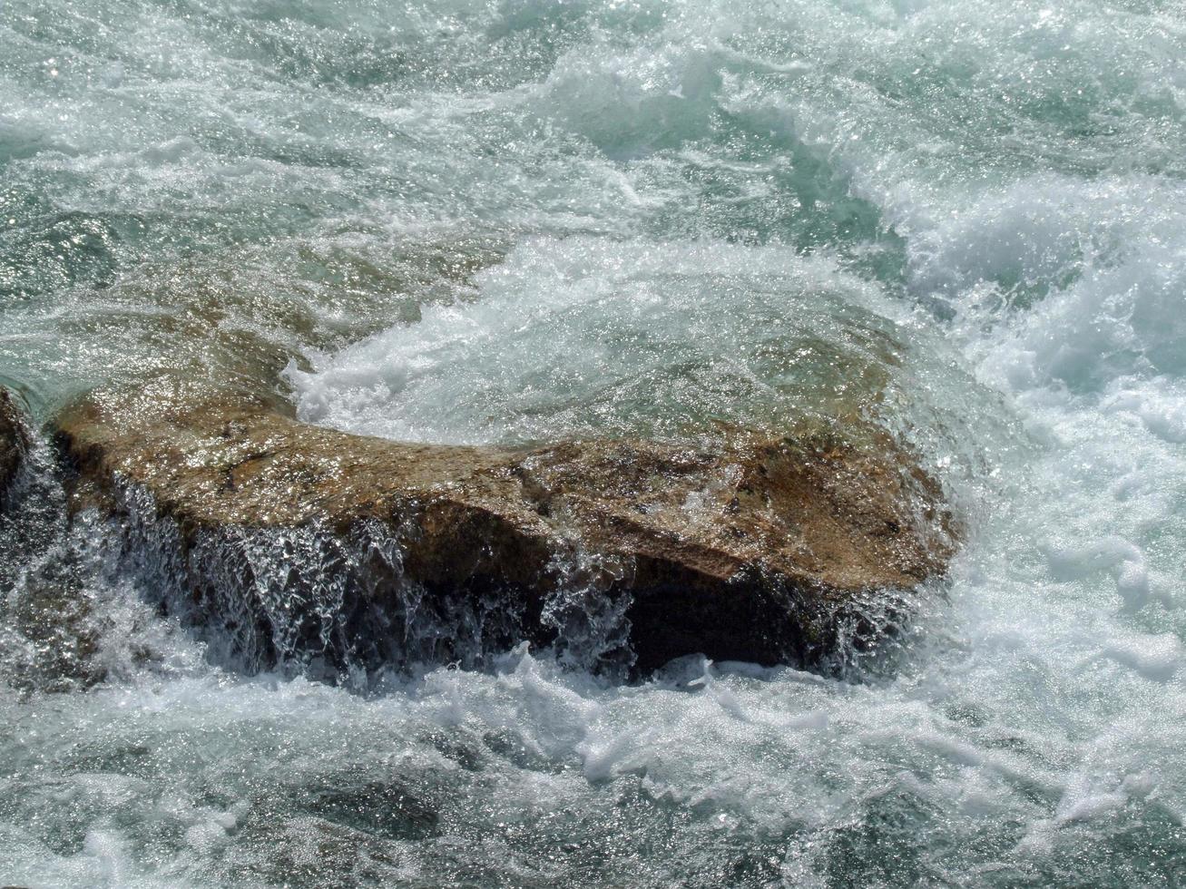 water of fast flowing creek, nature background photo