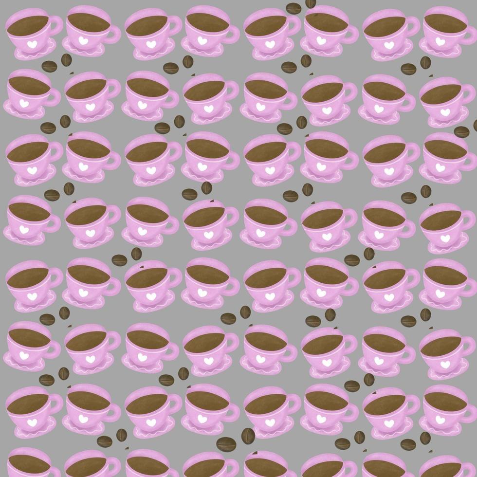 Coffee Seamless Pattern photo