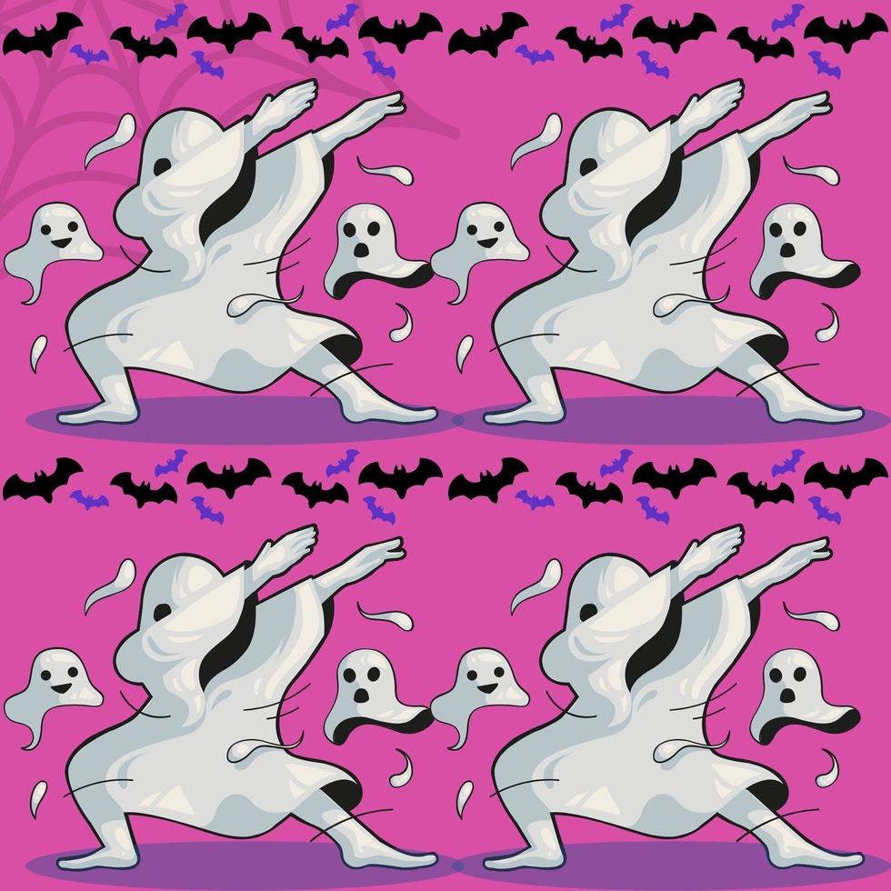 Cute Halloween Ghost Background photo