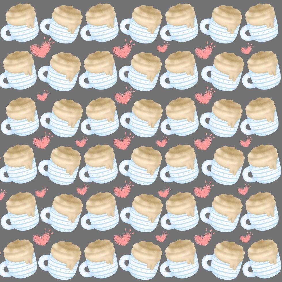 Coffee Seamless Pattern photo