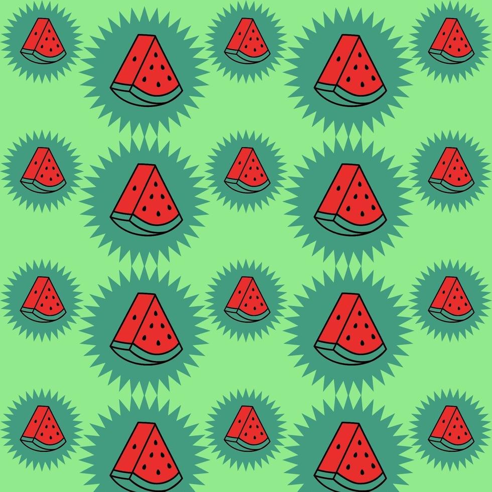Watermelon Pattern Background photo