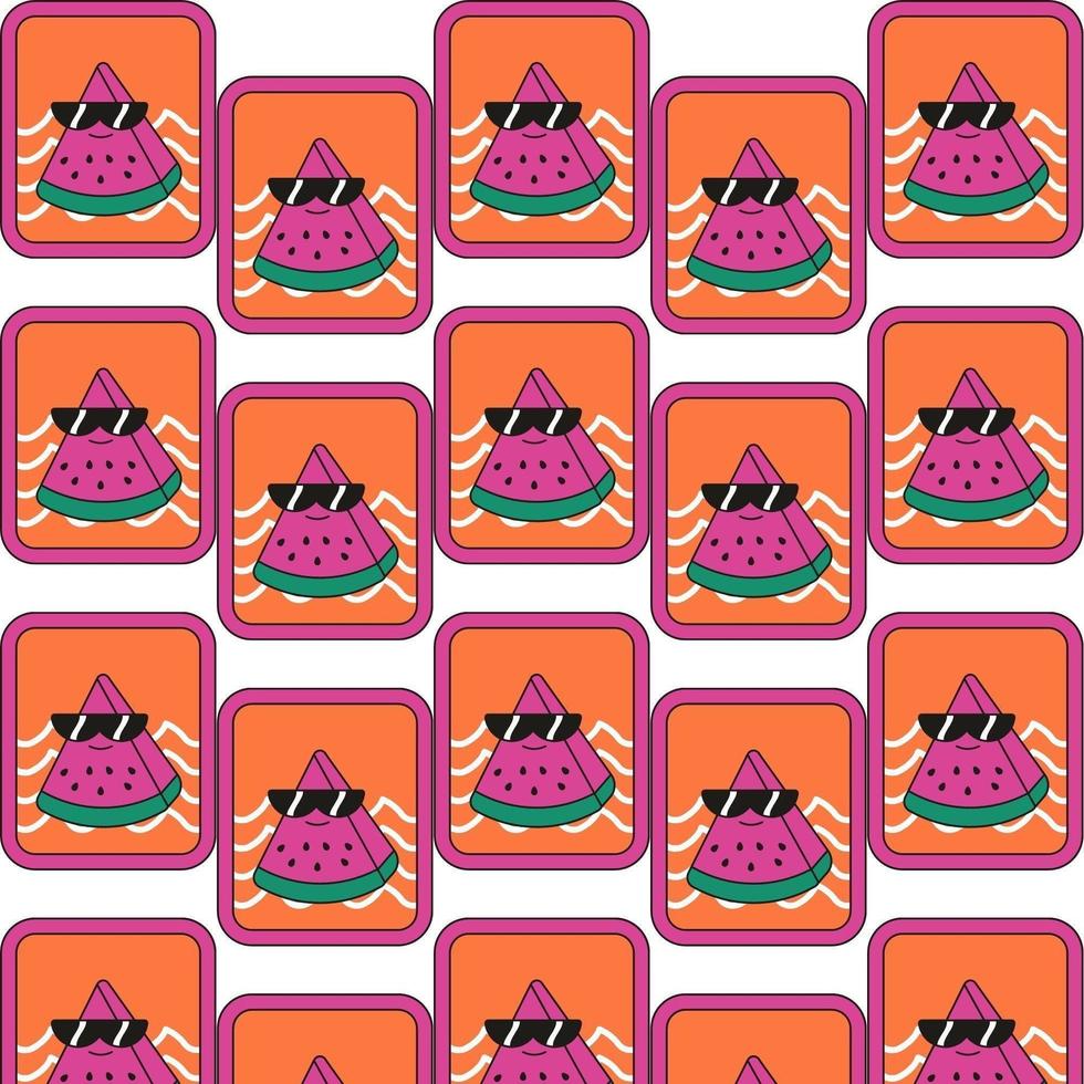 Watermelon Pattern Background photo