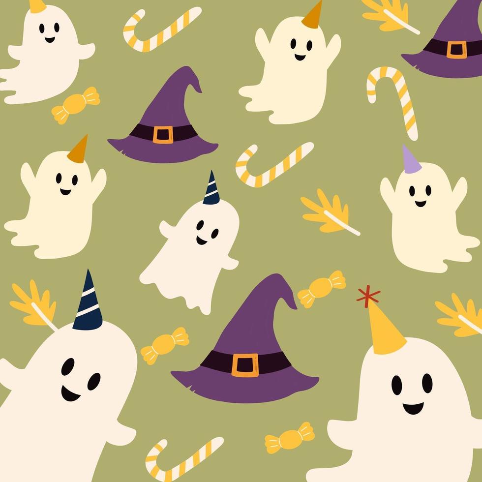 Cute Halloween Ghost Background photo