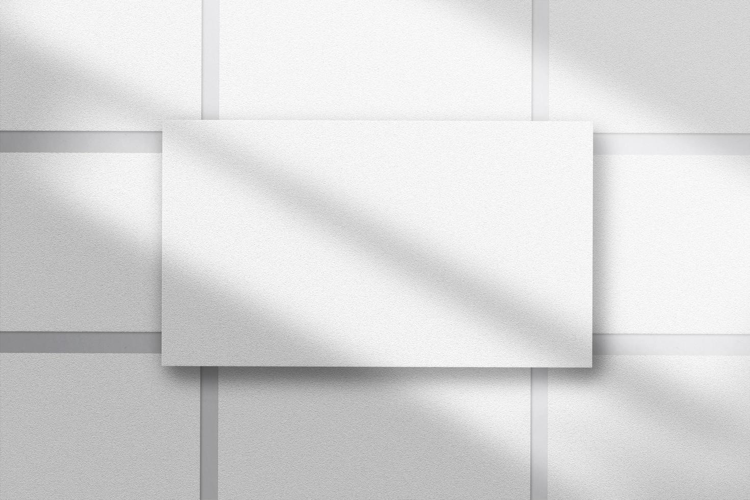 Modern business card mockup template with clipping path. Mock-up design for presentation branding, corporate identity, advertising, personal, stationery, graphic designers presentations. 3d Rendering. photo