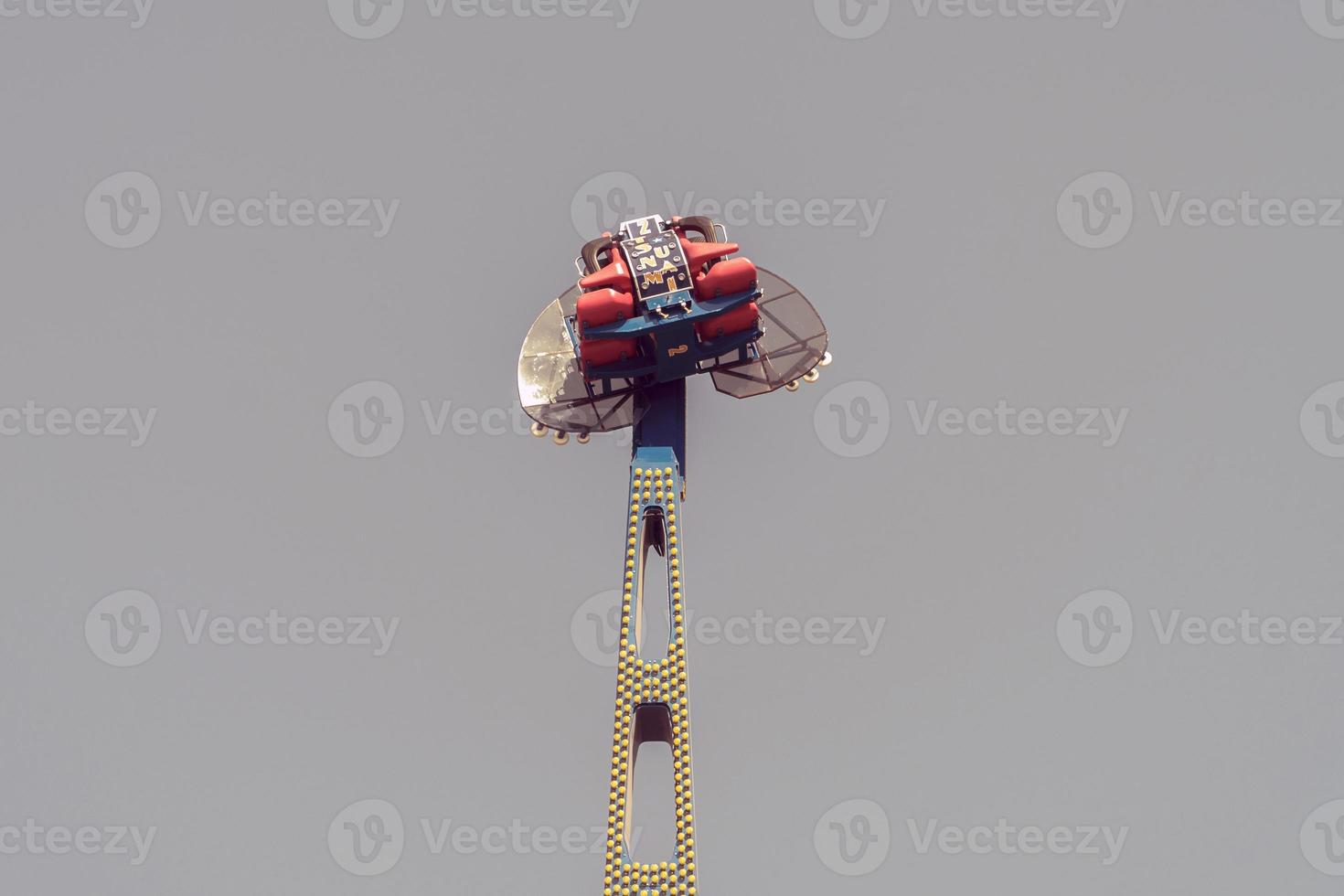 a kamikaze at an amusement park photo