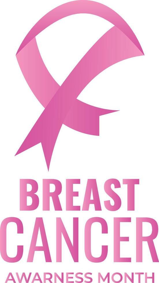 Editable Breast Cancer Awareness Month Ribbons With Transparent Background vector