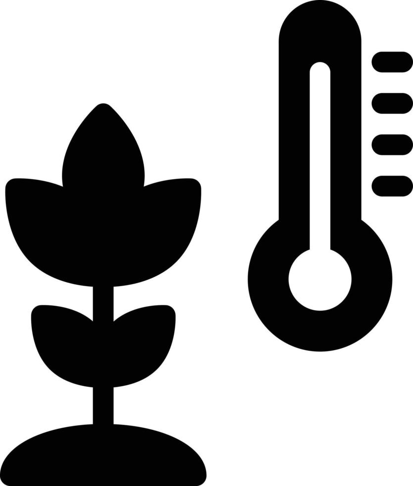 ilustración de vector de temperatura en un fondo. símbolos de calidad premium. iconos vectoriales para concepto y diseño gráfico.