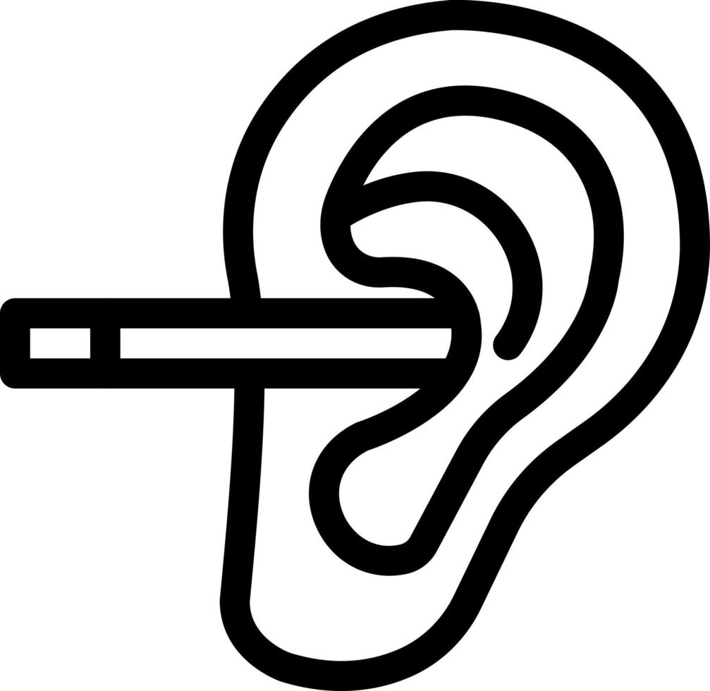 ear vector illustration on a background.Premium quality symbols.vector icons for concept and graphic design.