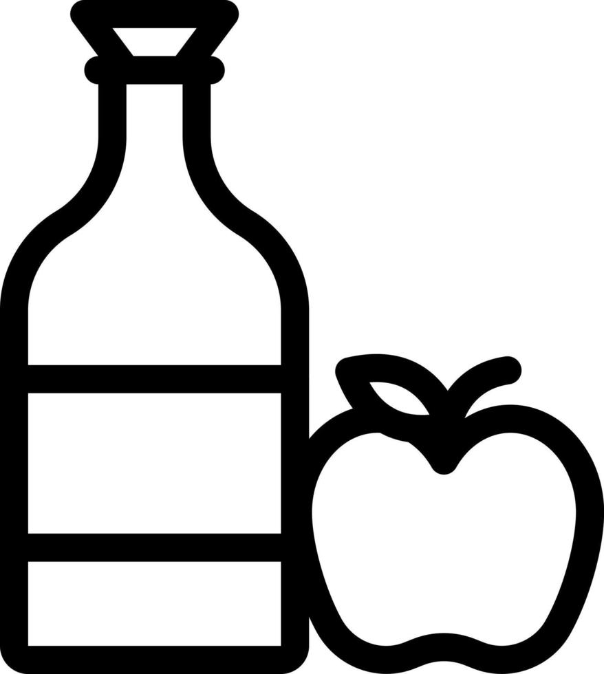 ilustración de vector de manzana en un fondo. símbolos de calidad premium. iconos vectoriales para concepto y diseño gráfico.