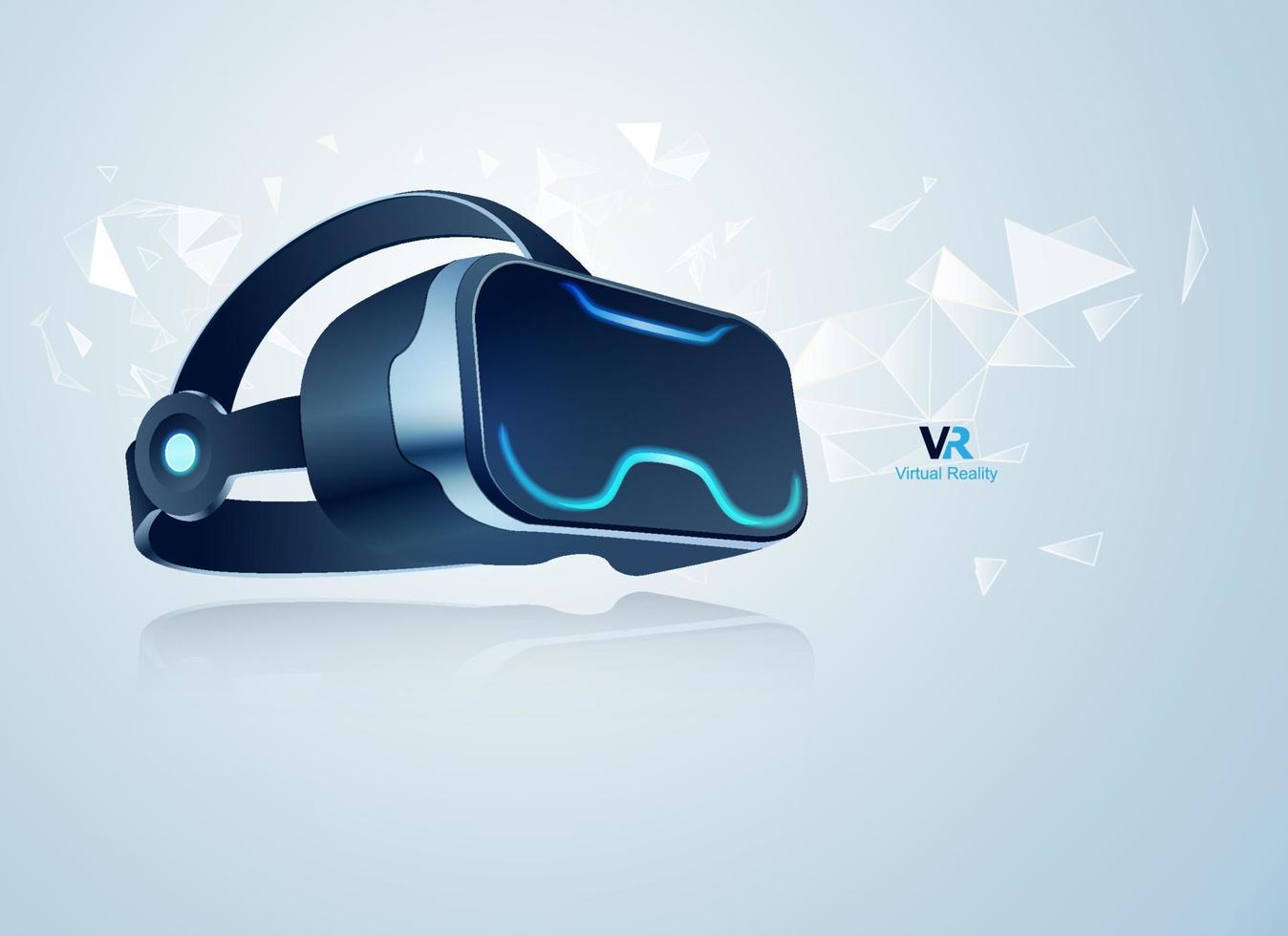 VR head set vector