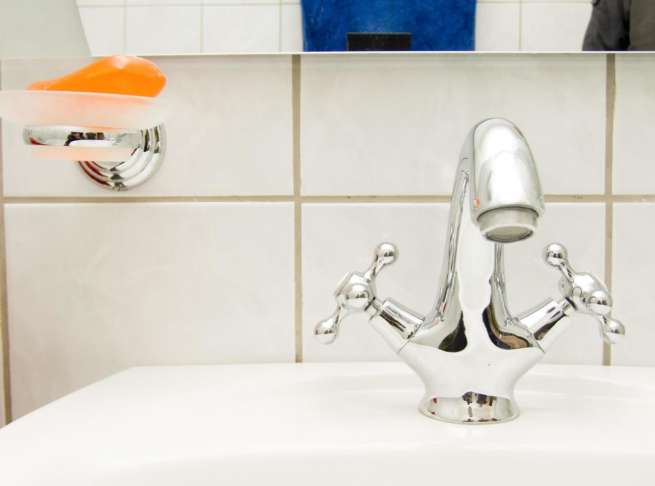 retro tap and orange soap photo