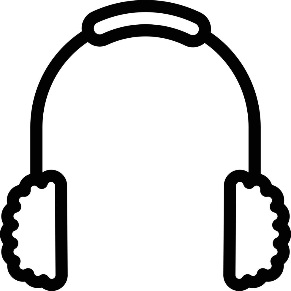 Ilustración de vector de auriculares en un fondo. Símbolos de calidad premium. Iconos vectoriales para concepto y diseño gráfico.