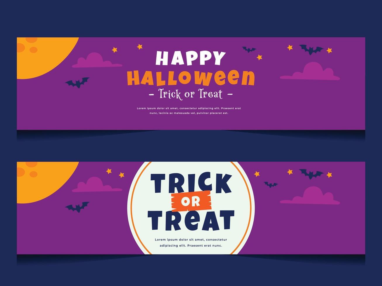 Happy Halloween Sale Promotion banner vector