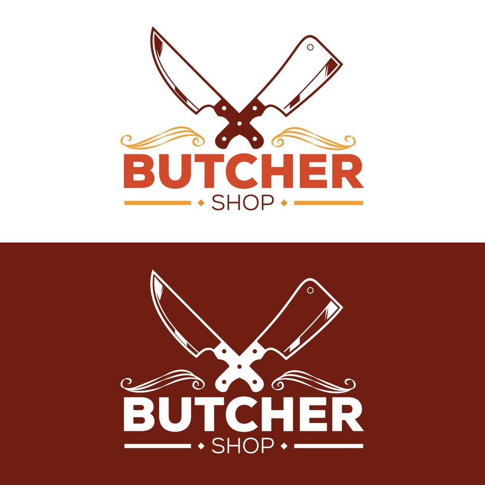 Butcher Logo Design vector