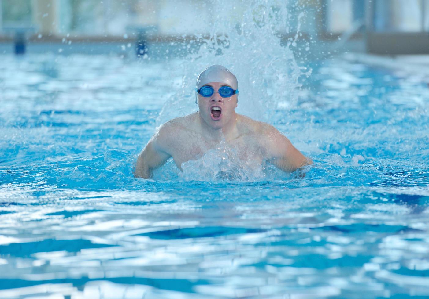 Swimmer athlete portrait photo