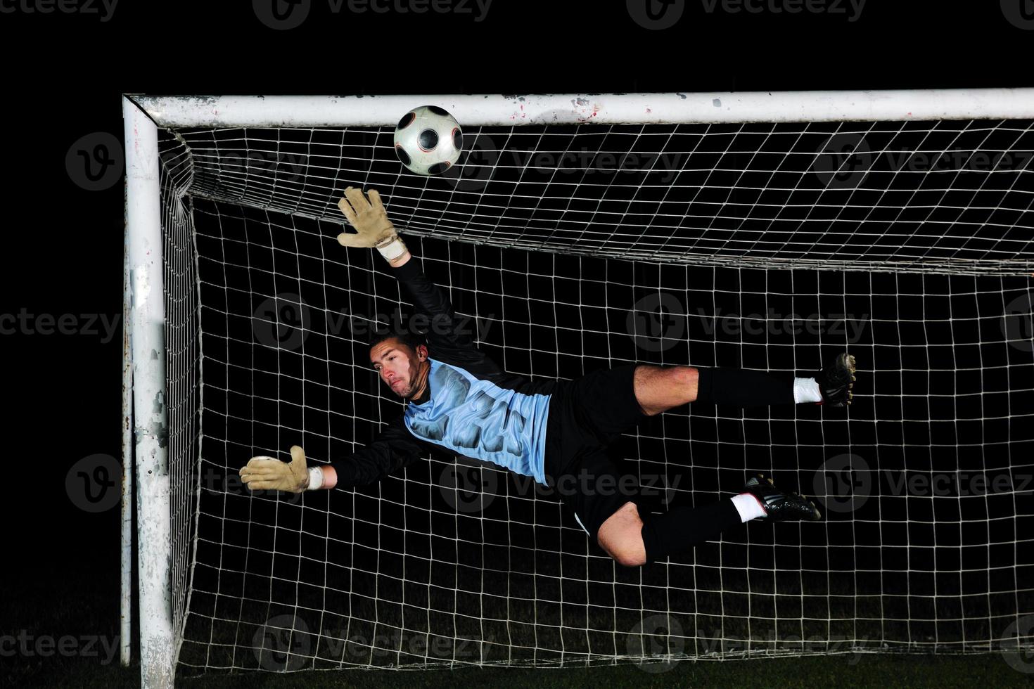 vista de jugador de futbol foto