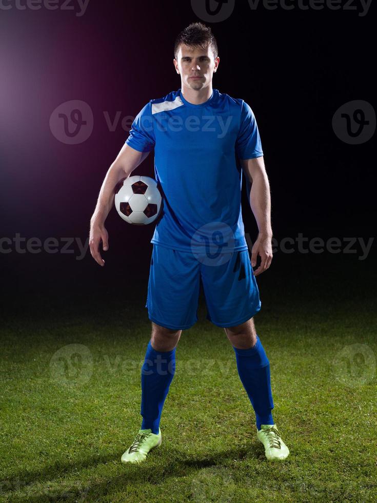 Soccer player view photo