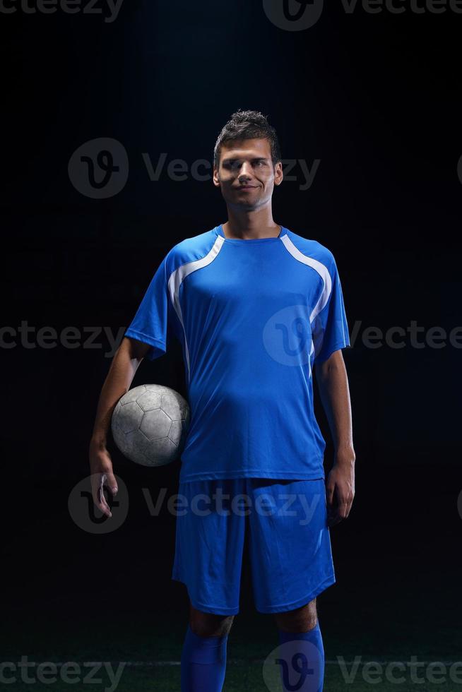 Soccer player view photo