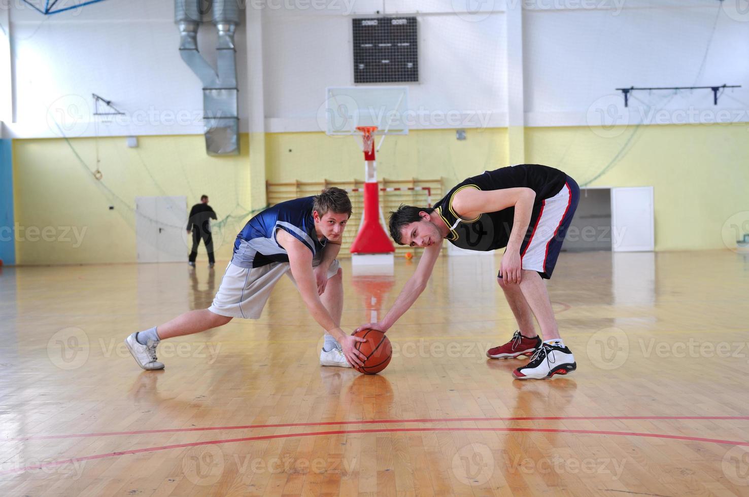 vista del jugador de baloncesto foto