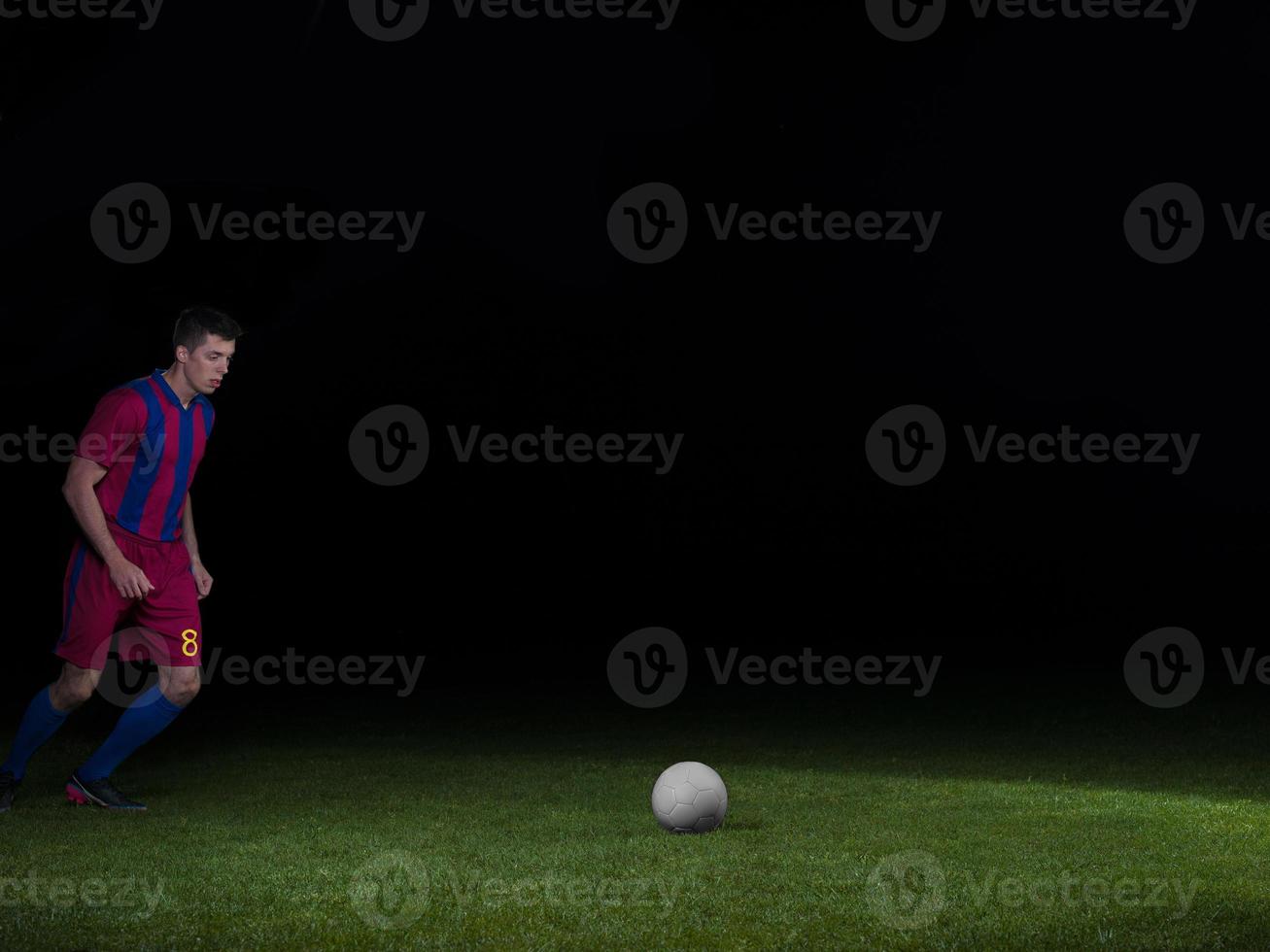 Soccer player view photo