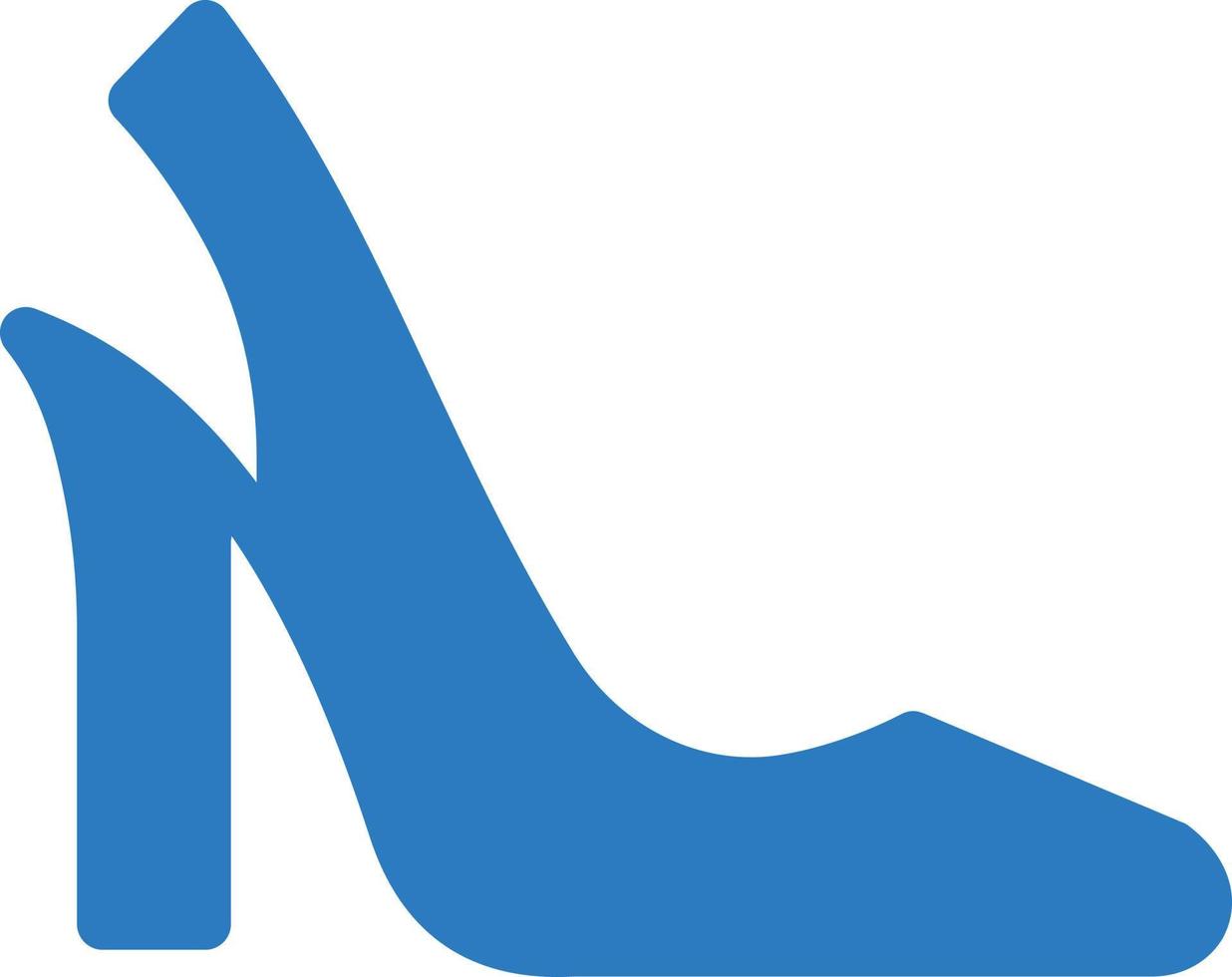 heels vector illustration on a background.Premium quality symbols.vector icons for concept and graphic design.