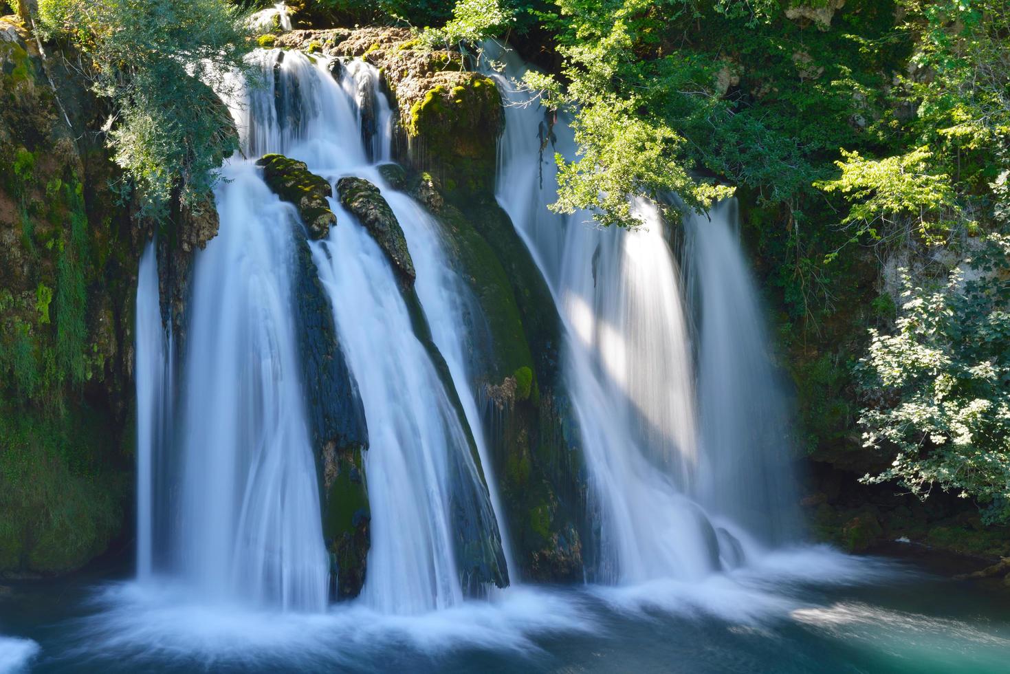 View of a waterfall photo