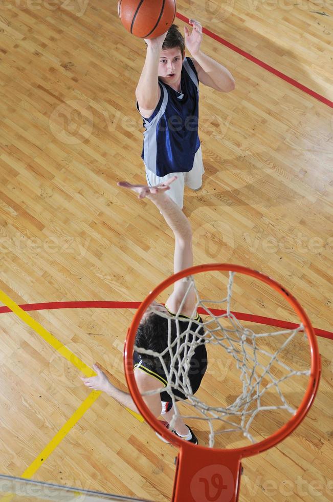 Basketball player view photo