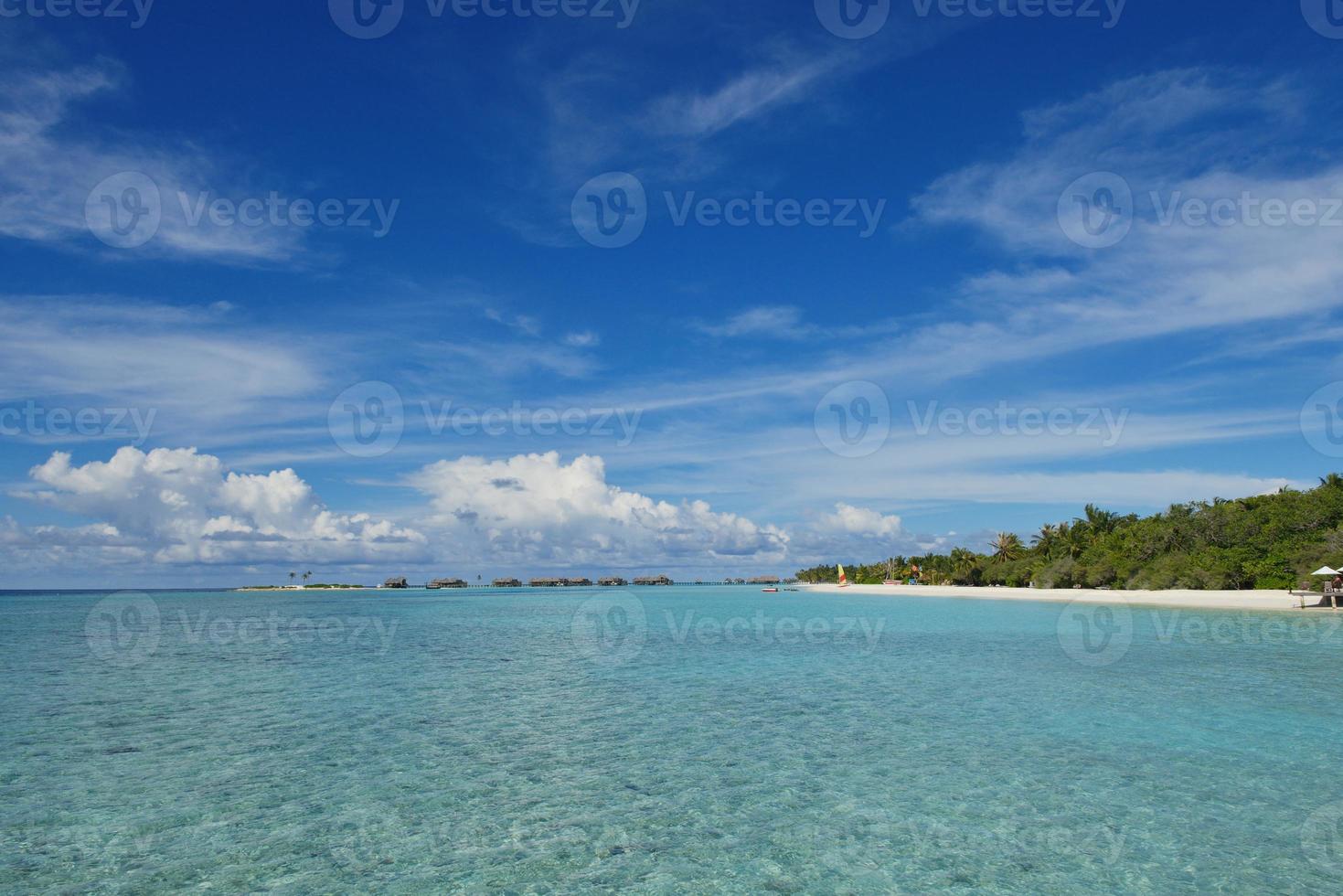 Tropical beach view photo