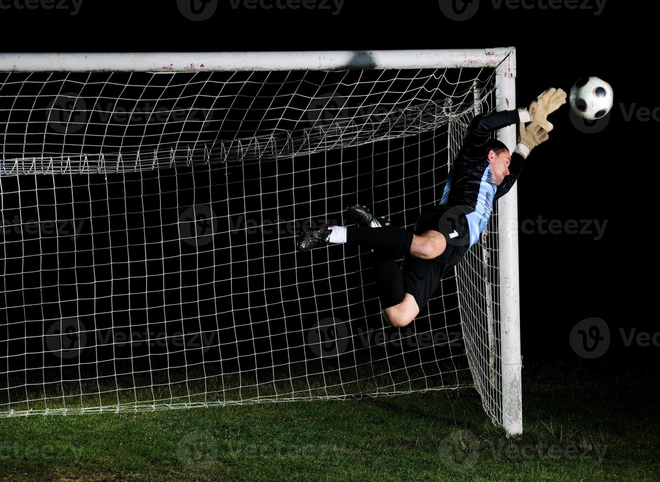 vista de jugador de futbol foto