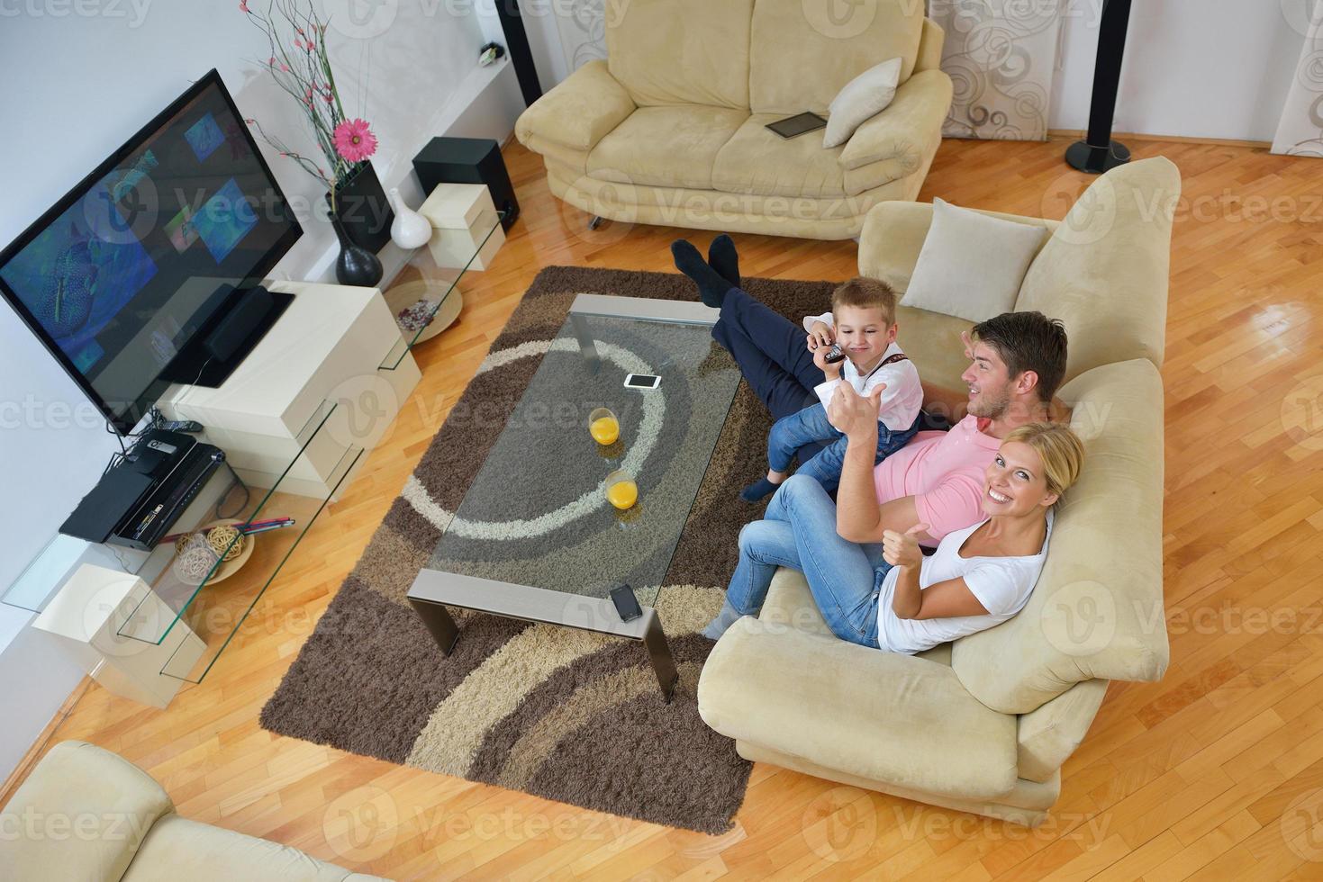 family at home photo