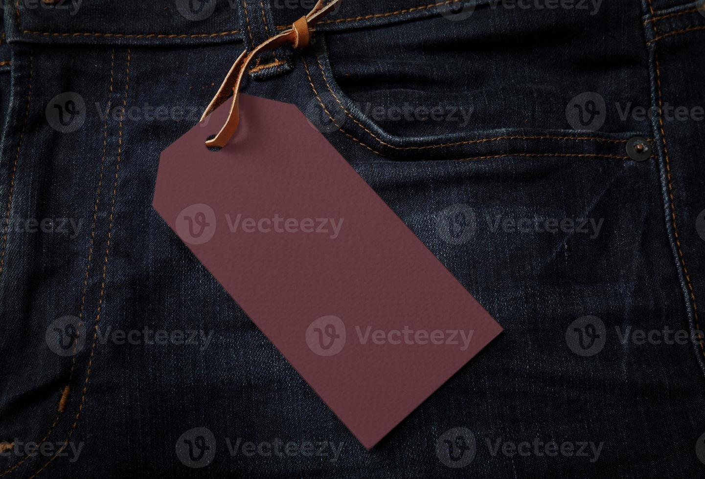 Label Tag mockup template photo