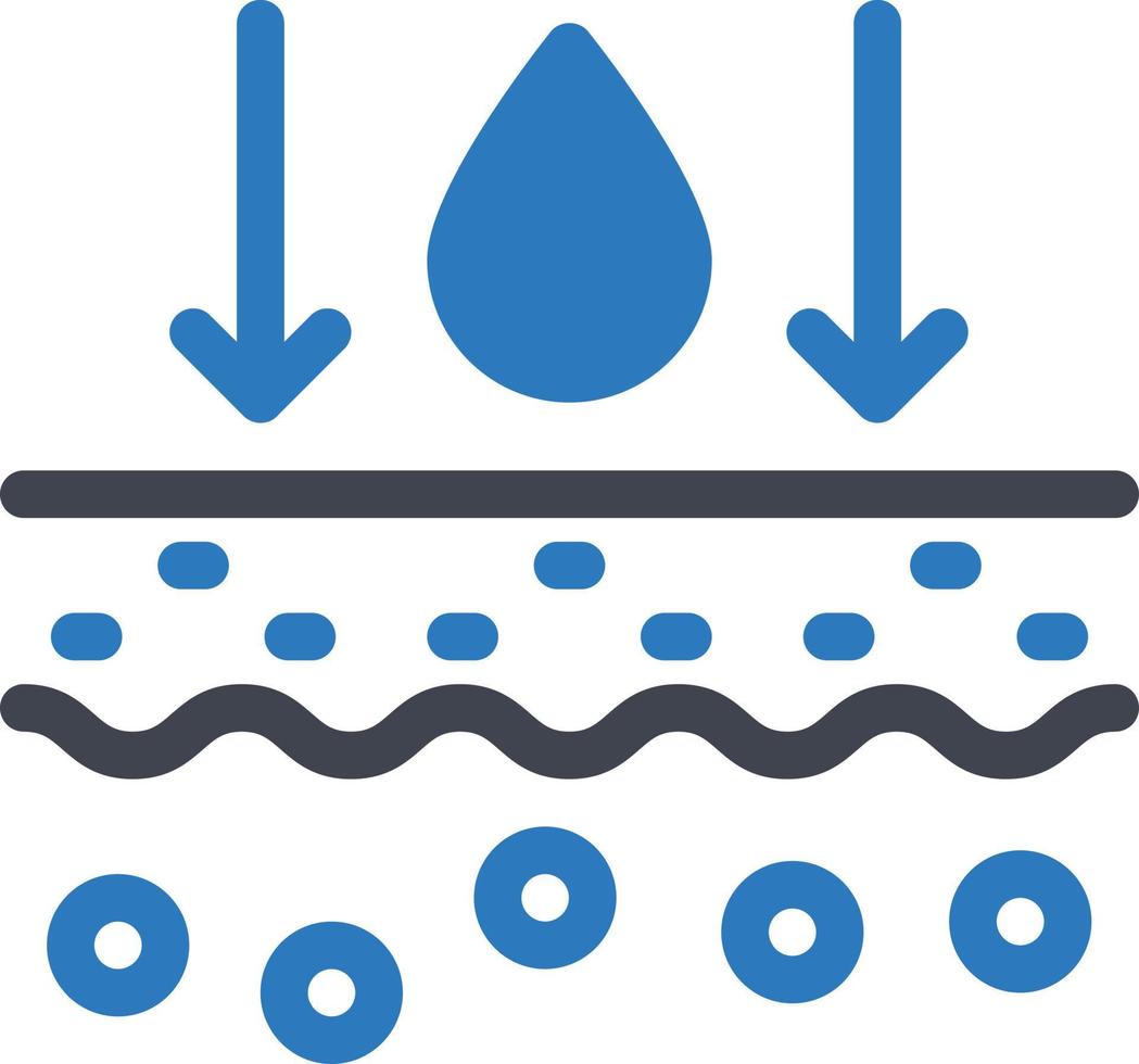 Skin Layer Absorb Water Drop Outline Icon. Moisture Skin Line Icon. Anti  Dry Skincare. Moisturizing Face and Body Skin Linear Pictogram. Editable  Stroke. Isolated Vector Illustration. 20271999 Vector Art at Vecteezy