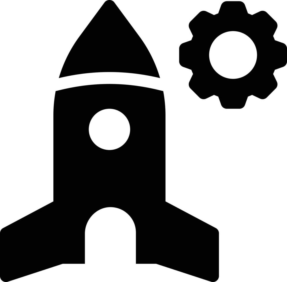 ilustración de vector de cohete en un fondo. símbolos de calidad premium. iconos vectoriales para concepto y diseño gráfico.