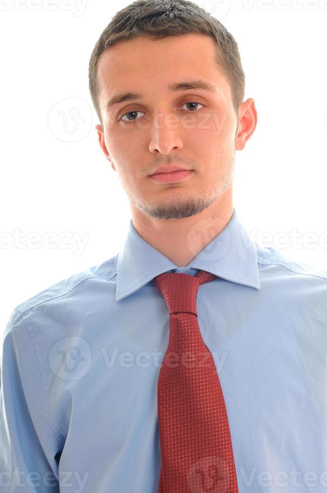 Business man on white photo