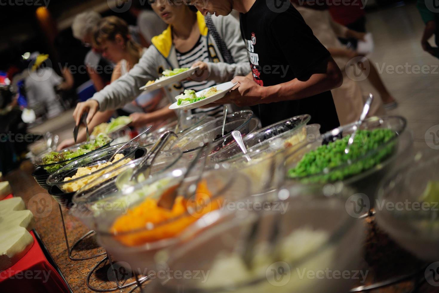 Buffet food view photo