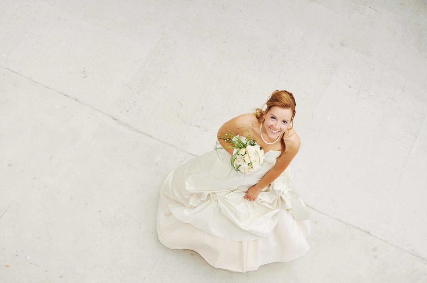 Beautiful bride portrait photo