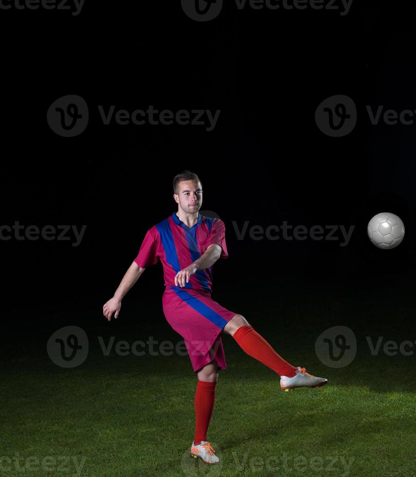 Soccer player view photo