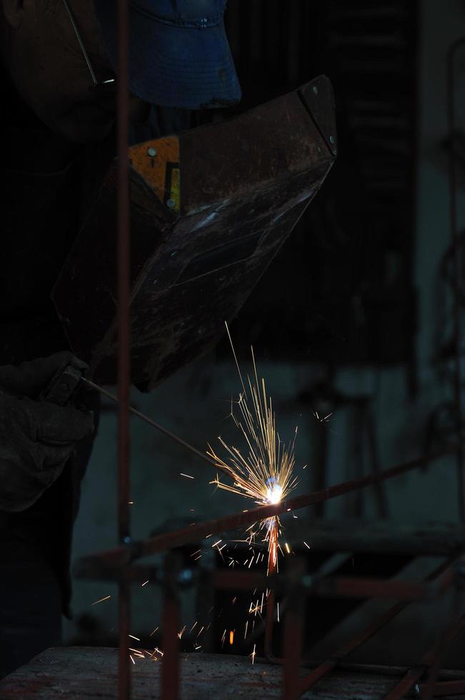 Welder at work photo