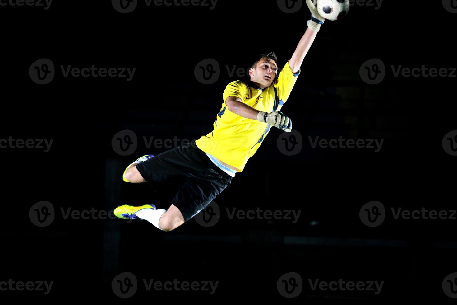 Soccer player view photo