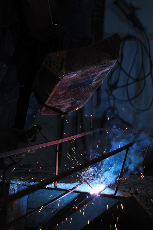 Welder at work photo