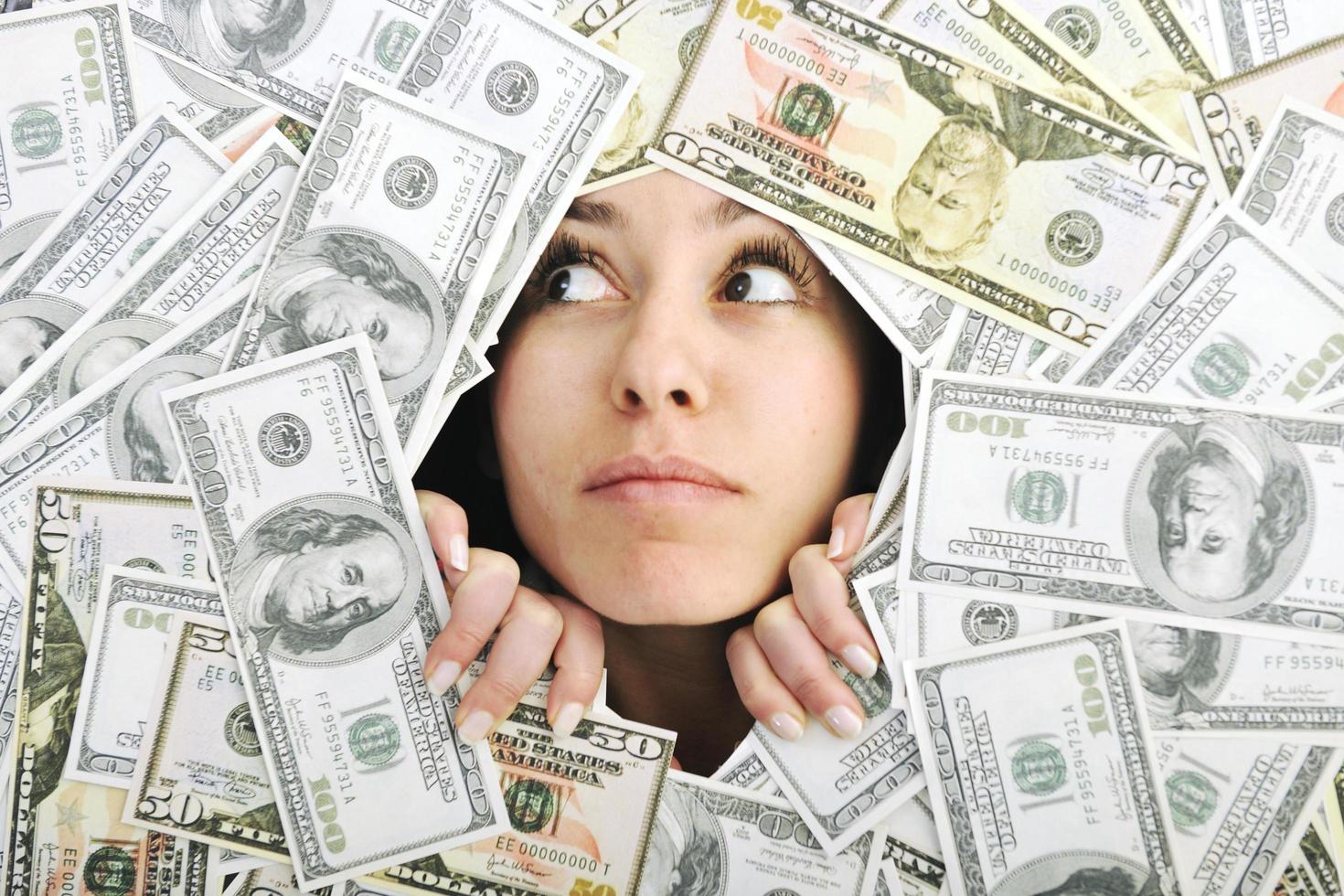 Money Women Stock Photos Images and Backgrounds for Free Download
